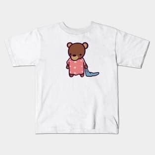 Sleepy Bear Cub Kids T-Shirt